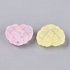 Frosted Transparent Acrylic Beads OACR-Q203-02-3
