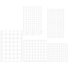 10 Sheets 5 Styles Double Sided Adhesive EVA Foam Sheets AJEW-SP0002-63B-1