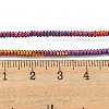 Baking Painted Synthetic Non-magnetic Hematite Beads Strands G-C136-I01-01-4