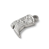304 Stainless Steel Pendants X-STAS-I330-019P-2