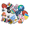 SUPERFINDINGS 56Pcs 14 Style Easter Theme PVC Plastic Cabochons KY-FH0001-21-1