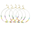 Glass & Brass Beaded Necklaces NJEW-JN06622-2