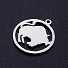 Tarnish Resistant 201 Stainless Steel Pendants STAS-S105-JN362-2-2