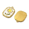 304 Stainless Steel Enamel Pendants STAS-D369-12G-2