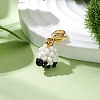 Sheep Glass Seed Beaded Pendant Decoration HJEW-MZ00175-3