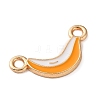 Fruit Theme Alloy Enamel Connector Charms AL-CBA95F4-01KCG-01-2
