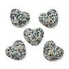 Sparkling Acrylic Heart Beads with Rhinestone Embellishment LS-OACR-NH0001-02B-03-1