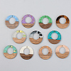 Resin & Walnut Wood Pendants RESI-S389-036A-1