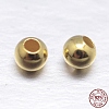 Round 925 Sterling Silver Spacer Beads STER-M103-04-2.5mm-G-2