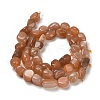 Natural Peach Moonstone Beads Strands X-G-P497-01E-69B-3