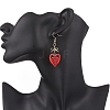 Handmade Glass Seed Beads Heart Dangle Earrings EJEW-MZ00577-05-3