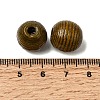 Natural Wood European Beads WOOD-A026-06-3