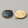 Printed Alloy Enamel Pendants FIND-WH0148-418A-1-2