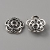 Tibetan Style Alloy Bead Caps FIND-WH0116-07B-AS-2