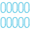 10Pcs Alloy Spring Gate Rings FIND-TA0009-25A-1