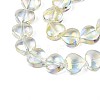 Electroplate Glass Beads Strands X-EGLA-S188-14-B02-3
