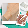 40Pcs 2 Colors Brass Links KK-AR0004-47-5