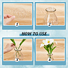 12Pcs 2 Styles Acrylic Mason Can Breeding Top Findings FIND-NB0006-59-3