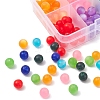 160Pcs 8 Colors Imitation Cat Eye Resin Beads RESI-YW0001-11-5