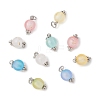 Frosted Transparent Acrylic Pendants PALLOY-JF04174-01-1
