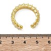 Brass Micro Pave Cubic Zirconia Cuff Open Rings for Women RJEW-C163-07G-5