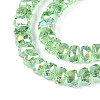 Electroplate Glass Beads Strands EGLA-T021-20H-3
