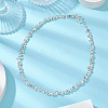 Electroplated Synthetic Non-magnetic Hematite Beads Necklaces NJEW-JN05087-2