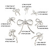 8Pcs 8 Styles Alloy Pendants FIND-FP0001-31-6