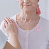 SUPERFINDINGS 60Pcs Breast Cancer Awareness Pink Ribbon Enamel Pins JEWB-FH0001-27-6