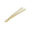 Brass Round Snake Chains Tassel Big Pendants KK-P227-07G-3