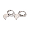 Non-Tarnish 3 Pairs 3 Styles 304 Stainless Steel Hoop Dangle Earrings for Women EJEW-K279-09A-P-2