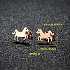 201 Stainless Steel Stud Earrings FS-WGB18B1-19-1