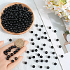 Round Opaque Acrylic Beads MACR-SP0001-27B-01-3