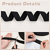Cotton Herringbone Ribbon OCOR-WH0101-12B-03-4