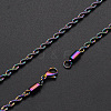 304 Stainless Steel Rope Chain Necklaces NJEW-T012-03-66-Q-1