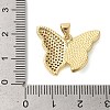 Brass Micro Pave Cubic Zirconia Pendants KK-K385-049G-4