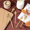10Pcs Alloy Bookmarks AJEW-SC0003-51G-4