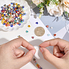 180pcs Handmade Millefiori Glass Beads LAMP-PA0001-67B-3