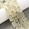 Natural Lemon Quartz(Heated) Beads Strands G-L552R-01-2