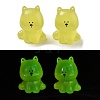 Luminous Resin Cute Little Dog Ornaments RESI-R459-02B-1