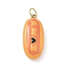 304 Stainless Steel Enamel Pendants STAS-A131-02A-G-1