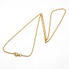 Trendy Unisex 304 Stainless Steel Cable Chain Necklaces NJEW-M047-02-2