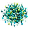 Opaque Glass Round Seed Beads GLAA-TAC0025-07B-02-1
