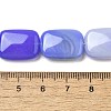 Natural Striped Agate/Banded Agate Beads Strands G-B137-B01-01E-5