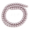 Eco-Friendly Dyed Glass Pearl Round Beads Strands HY-A002-6mm-RB017-4