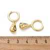 Brass Cubic Zirconia Hoop Earrings EJEW-Q015-02G-B-3