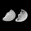 Natural Quartz Crystal Carved Healing Moon with Human Face Figurines G-B062-06F-3