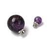 Natural Amethyst Perfume Bottle Pendants GG-CBA7610-02P-04-2