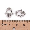Tibetan Style Alloy Bead Frames LS-TIBEB-A123963-AS-LF-3