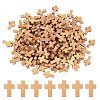 200Pcs Wood Pendants WOOD-SC0001-36D-1